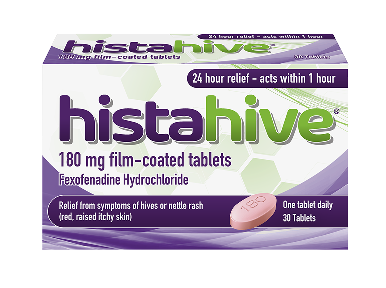 Histahive fexofenadine tablets for hives relief